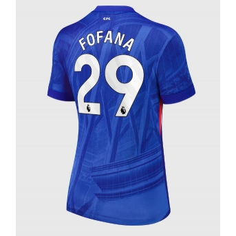 Billige Fotballdrakt Chelsea Wesley Fofana #29 Replika Hjemmedrakt Dame 2025-26 Kortermet